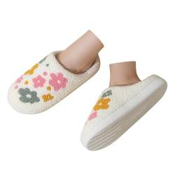 Hausschuhe Damen Winter Warm, Pantoffeln Damen Warm, Weich Warme Filzpantoffeln Kuschelige Unisex Filzhausschuhe Autumn Slippers Dicke Schlappen HerzerwäRmendes Geschenke FüR MäNner von Dasongff