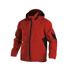 Dassy Gravity Softshell-Jacke, Farbe:rot/schwarz, Größe:XL von Dassy