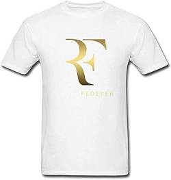 Men's Tennis Man Players Roger Federer T Shirt von Datum