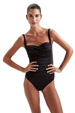 DeFacto Damen W6050az One Piece Swimsuit, Schwarz, XL EU von DeFacto