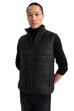 DeFacto Herren U4176az Herren-Westen, Schwarz, XL EU von DeFacto