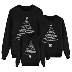 Weihnachtspullover Familie Set - Weihnachtspullover Partnerlook Weihnachtspulli Lustiger Pullover Weihnachten Ugly Christmas Sweater Weihnachts Sweatshirt für Damen Herren Kinder Mädchen Jungen von DeaAmyGline