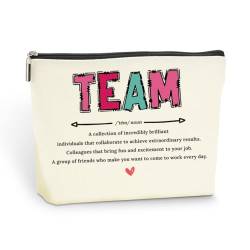 Decohim Make-up-Tasche, Freundschaftsgeschenk, Mitarbeiter-Wertschätzungsgeschenk, Büro-Team-Geschenk für Frauen, Mehrfarbig 976, 9.8 x 7 inch von Decohim