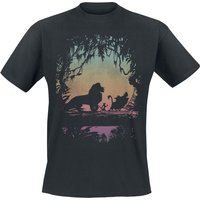 Der König der Löwen - Disney T-Shirt - Eastern Trail - S bis XXL - für Männer - Größe M - schwarz  - Lizenzierter Fanartikel von Der König der Löwen