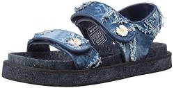 Desigual Damen Shoes Flat_Denim Flache Sandale, Blue, 40 EU von Desigual