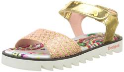 Desigual Mädchen Smile Slingback Sandalen, Gold (Gold 9125) von Desigual