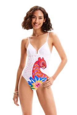 Desigual Swim_PANTER, 1000 Blanco, XL von Desigual