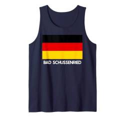 BAD SCHUSSENRIED Deutschland Deutsche Flagge Männer Tank Top von Deutsches Dorf Stadt Stadtartikel und Zeug