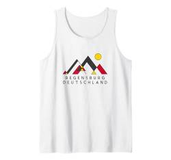 Regensburg Deutschland | Regensburg Deutschland Abstract Tank Top von Deutschland Mountain Apparel Co.