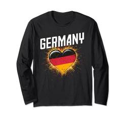 Deutschland Geschenk Souvenir Deutsch GER Almanya Alemania Langarmshirt von Deutschland Tshirt Damen Herren Germany Deutscher