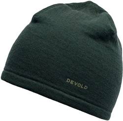 Devold Unisex Egga Grid Merino Beanie, Wald, Einheitsgröße von Devold