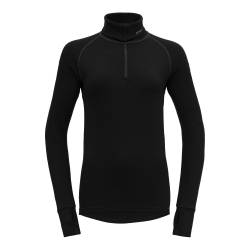 Devold W Expedition Merino 235 Zip Neck, Black, M von Devold