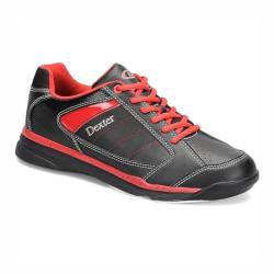 Dexter Herren Ricky Iv Weit, Größe 42, Rot Bowlingschuhe, schwarz/red von Dexter