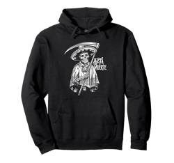 Mexikanischer Tod Hasta La Muerte Skelett Sombrero Sensenmann Pullover Hoodie von Dia De Los Muertos Day of the Dead Men Women Tees