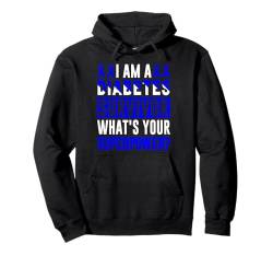 Diabetes Awareness Survivor Blue Ribbon Support Zitat Familie Pullover Hoodie von Diabetes Awareness Products (Lwaka)