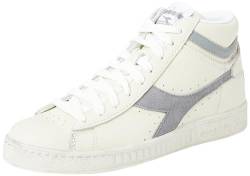 Diadora Unisex Game L High Waxed Suede Pop Gymnastikschuh, White Ultimate Gray, 41 EU von Diadora