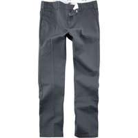 Dickies Chino - Slim Fit Work Pant WE872 - W32L34 bis W40L34 - für Männer - Größe W40L34 - charcoal von Dickies