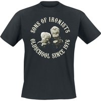 Die Muppets T-Shirt - Sons Of Ironists - M bis 5XL - für Männer - Größe M - schwarz  - Lizenzierter Fanartikel von Die Muppets