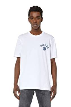 DIESEL Men's T-JUST-K3 Maglietta T-Shirt, White, XL von Diesel