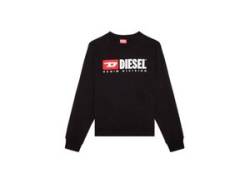 Diesel Sweatshirt Herren Baumwolle, schwarz von Diesel