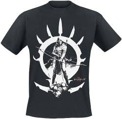 Diablo 4 - Rogue Männer T-Shirt schwarz XL 100% Baumwolle Fan-Merch, Gaming von Difuzed