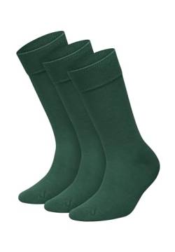 DillySocks Socken (3er Set) | Einfarbige Socken für Herren und Damen aus Bio Baumwolle & nachhaltiger Produktion in Europa - in den Farben schwarz, rot, weiß, dunkelgrün, dunkelrot von DillySocks