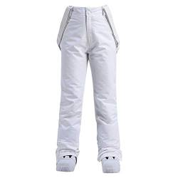 Schneeanzug Damen Einteiler Skianzug - Skioverall Wasserdicht Damen Warm Skibekleidung Hooded Snowboard Skisuit Schnee-Jumpsuit Outdoor Sport Overall Skianzüge Schnee Skifahren Sätze Snowboardjacke von Dinnesis