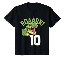 Kinder 10. Geburtstag Junge 10 Jahre Dino Dinosaurier Geburtstags T-Shirt von Dinosaurier Geburtstag Kindergeburtstag Geschenk