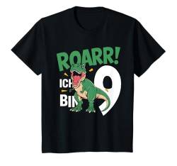 Kinder 9. Geburtstag Junge 9 Jahre Dino Dinosaurier Geburtstags T-Shirt von Dinosaurier Geburtstag Kindergeburtstag Geschenk