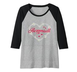 Damen Herzmadl Dirndl Trachten Ersatz Trachtenhemd Dirndl Set Raglan von Dirndl & Trachten Herzmadl Damen