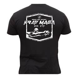 Dirty Ray Kampfsport Krav Maga Israeli Self Defence Herren Kurzarm T-Shirt DT12 (XL) von Dirty Ray