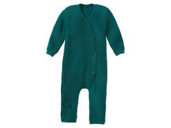 Disana Baby Overall Bio-Merinowolle Strick Qualität pacific Gr. 50/56 von Disana