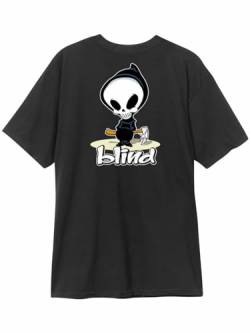 Blind OG Reaper Reissue T Shirt Tee Skateboard Black Black L von Discrete