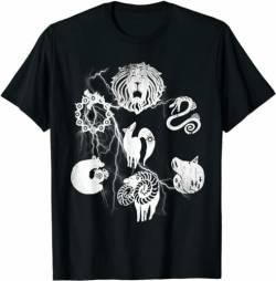 Limited The Seven Deadly Sins T-Shirt Black S von Discrete