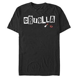 Disney Classics Unisex DNCA-Cruella Name Organic Short Sleeve T-Shirt, Black, M von Disney Classics