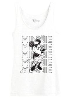 Disney Damen Wodmicktk113 Tanktop, weiß, XS von Disney