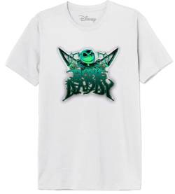 Disney Herren Mejackdts017 T-Shirt, weiß, S von Disney