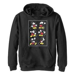 Disney Jungen Mickey Looks Hoodie, Schwarz, M von Disney