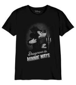 Disney Mädchen Gidmickts080 T-Shirt, Schwarz, 8 Jahre von Disney