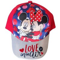 Disney Strickmütze Disney Mickey & Minnie Kappe Mütze Rot Gr. 52 von Disney