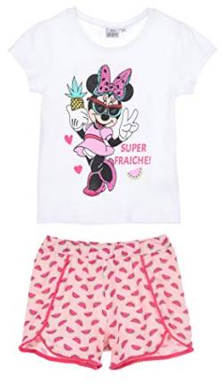 Minnie Mouse Mädchen Kurz Pyjama Schlafanzug von Disney