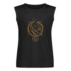 Opeth Orchid Sleeveless T-Shirt Graphic Mens Basic Black Unisex Cotton Casual Vest Tank Tops Tee XL von Dkigfc