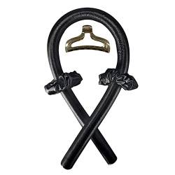 Lockenstirnband, 4 Stück Stylingband Lockenwickler Wiederverwendbarer Schaumstoff für zu Hause (BLACK) von Doact