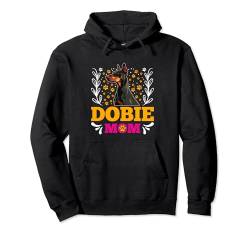 Hundemama DOBIE MOM Doberman Hundebesitzerin Frauen Pullover Hoodie von Doberman Geschenk Hundebesitzer Doberman Shirt