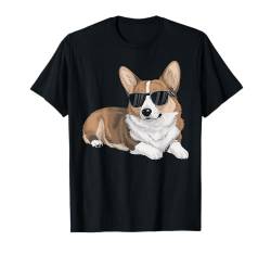 Corgi Dog Cool Sonnenbrille Sommer Strand Urlaub T-Shirt von Dogs 365