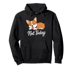 Corgi Dog Lover Not Today Lazy Corgi macht ein Nickerchen Pullover Hoodie von Dogs 365