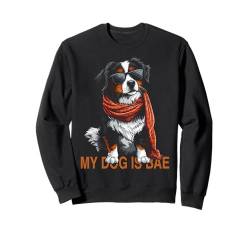 Design „My Dog Is Bae Aussie“, Besitzer von Australian Shepherd Sweatshirt von Dogs 365