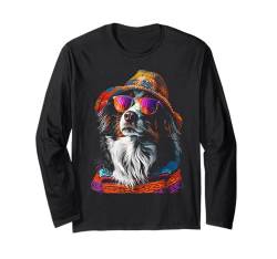 Sommerliche Strandurlaubstimmung für Australian Shepherd, Hundeliebhaber Langarmshirt von Dogs 365