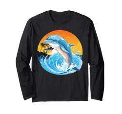 Delphin Meerestier Ozean Langarmshirt von Dolphins Animal Design Ideas