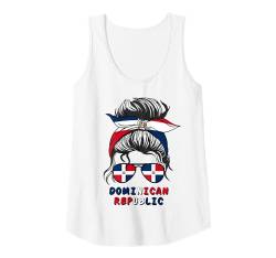 Damen Dominikanische Republik Mädchen Domrep Flagge Mädchen Frauen Tank Top von Dominican Republic Girls